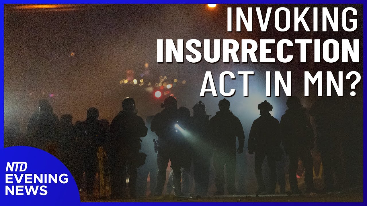 Trump Threatens Insurrection Act in MN; European Troops in Greenland | NTD Evening News (Jan. 15)