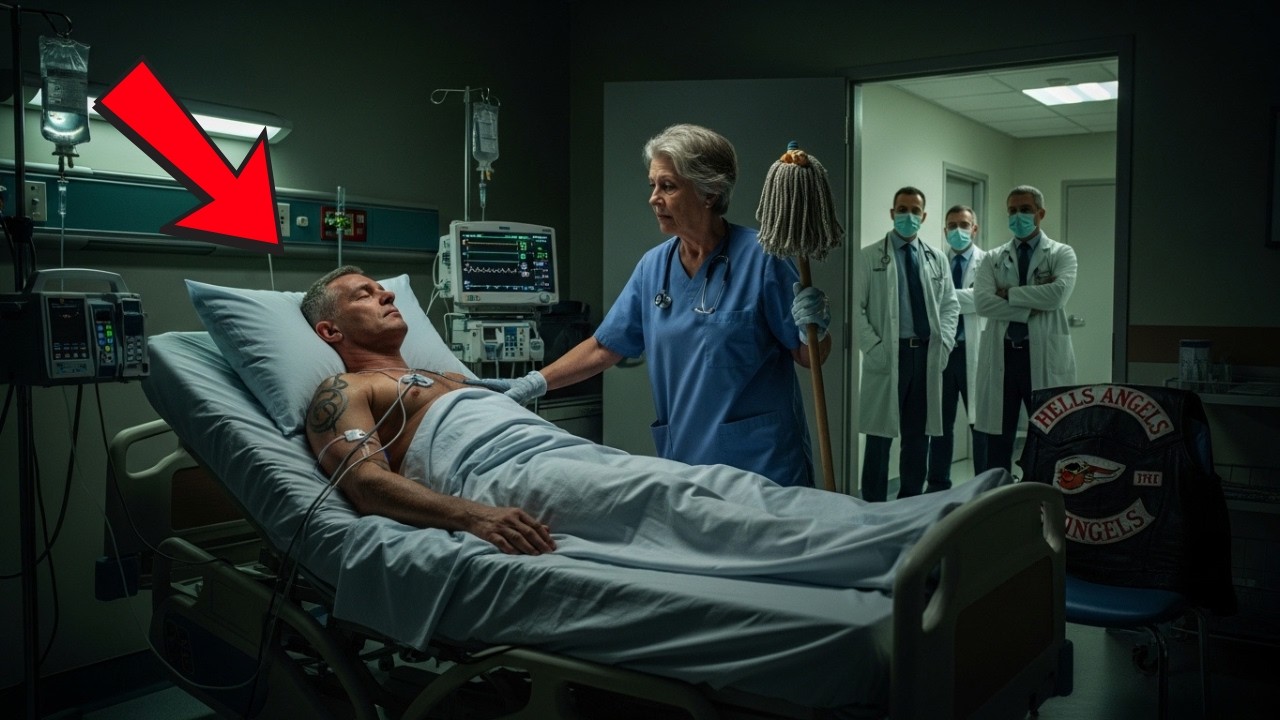 Doctors Said He Would Die… Until A Cleaning Lady Walked In And Saved This Hells Angel