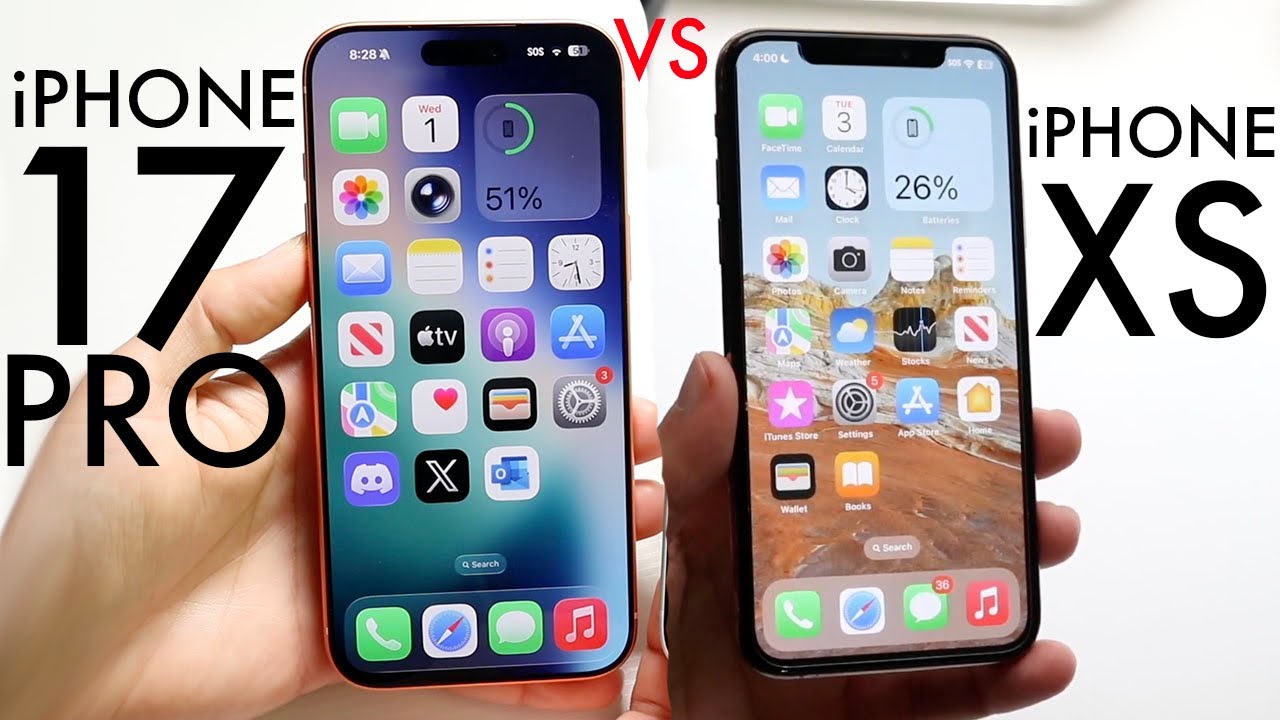 iPhone 17 Pro против iPhone XS! (Сравнение) (Обзор)