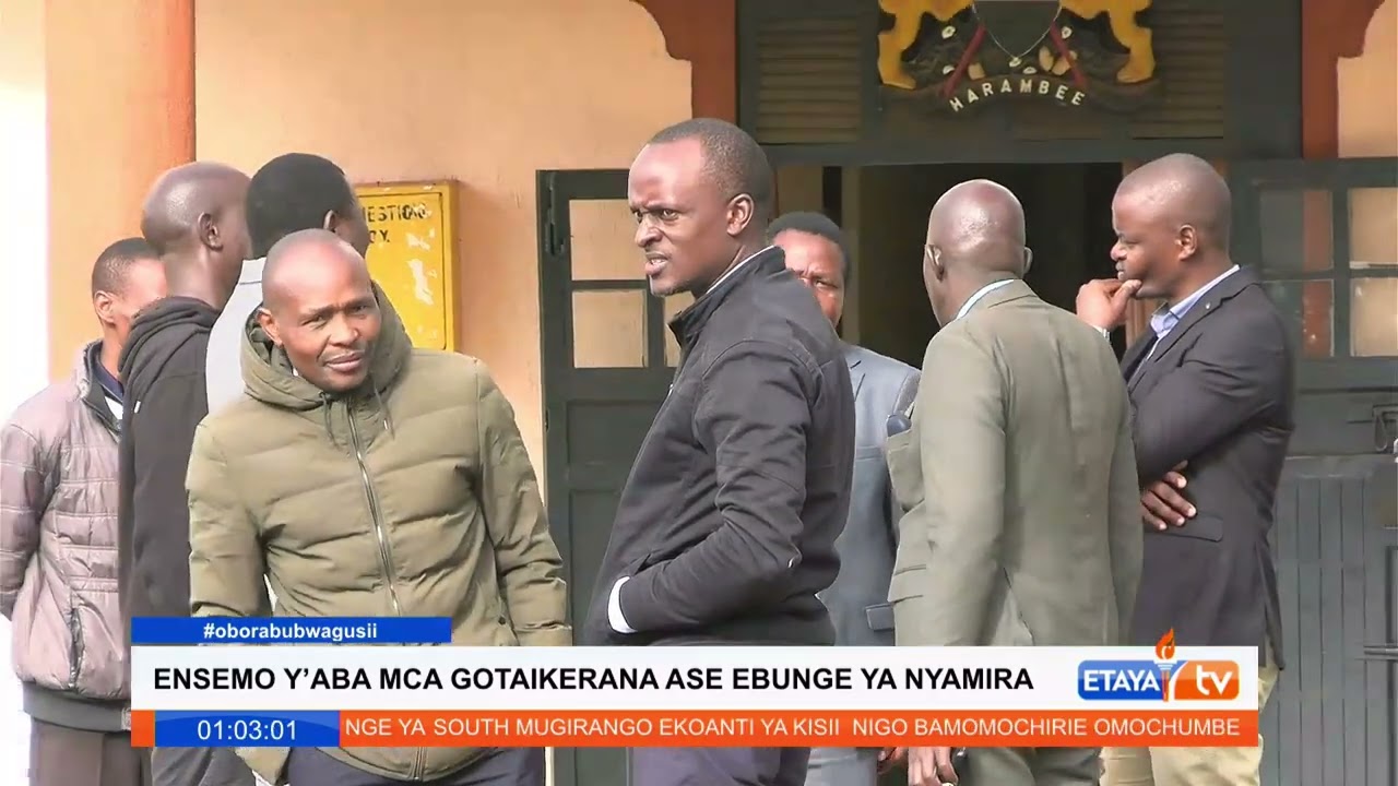 Nyamira County Assembly adjourns for 2-weeks after a 3-week recess over unresolved issues