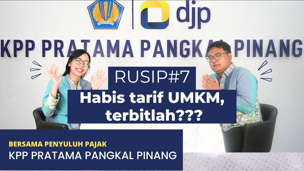 RUSIP#7: Setelah tarif umkm, terbitlah???
