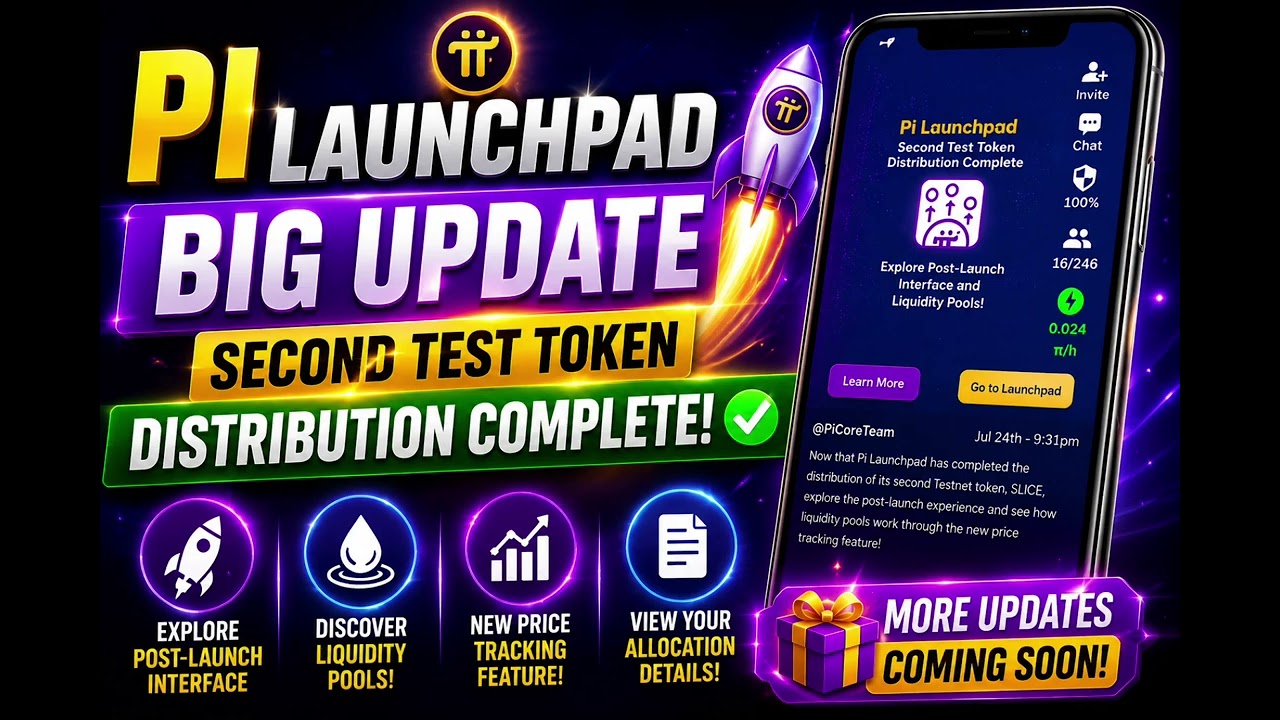 🚨 Pi Launchpad BIG Update 2026 | Slice Token Distribution Complete | New Price | Pi Latest News❤️❤️