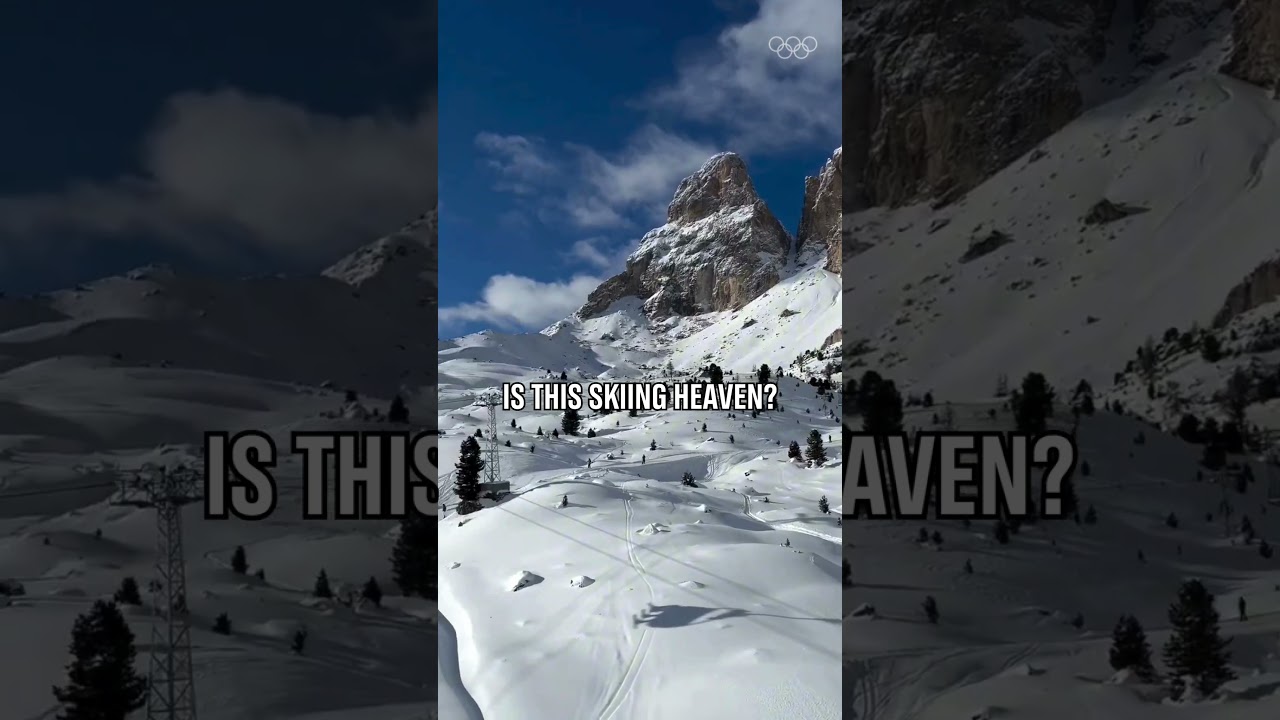 Skiing in Italy is like skiing in heaven. ⛷️💫