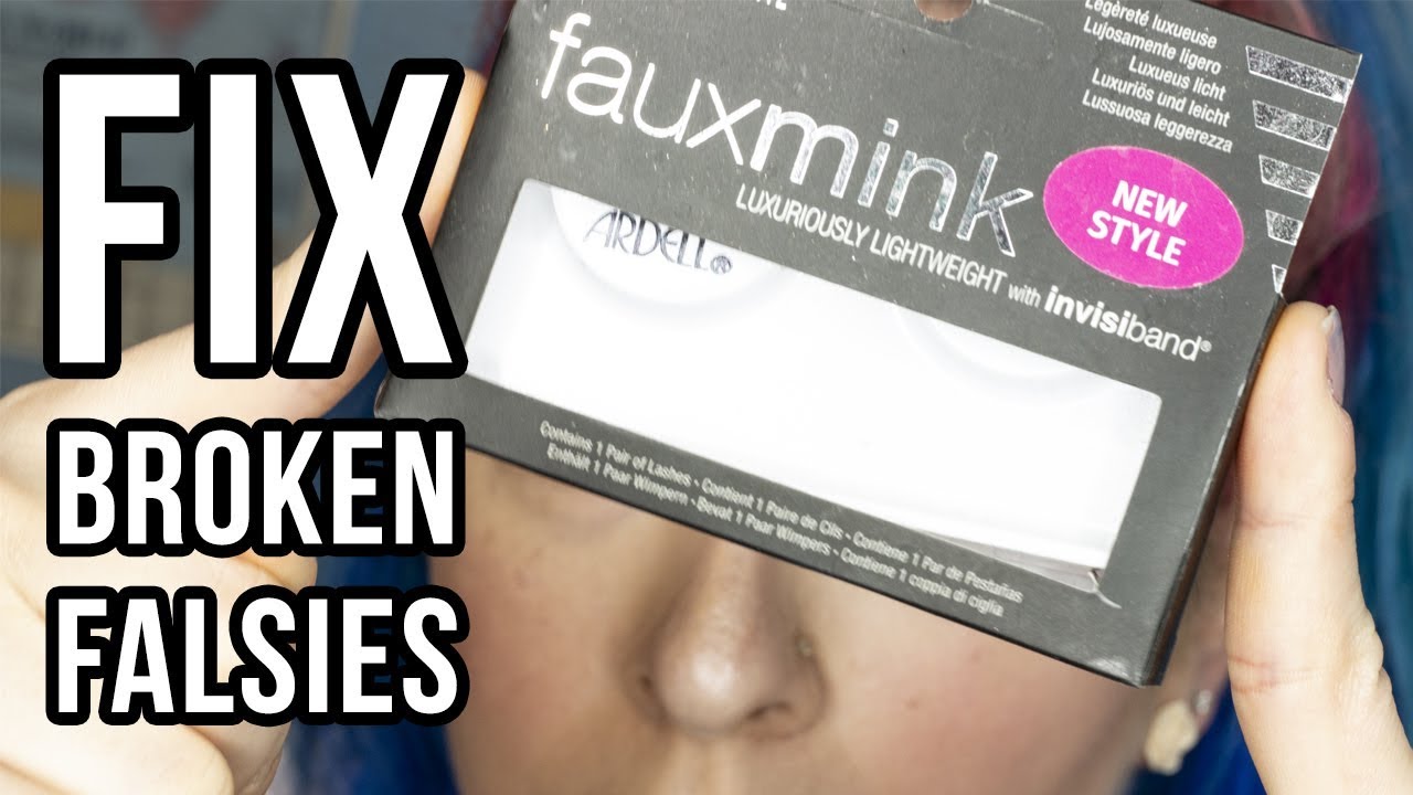FIX BROKEN LASHES | Save Your False Eyelashes!!