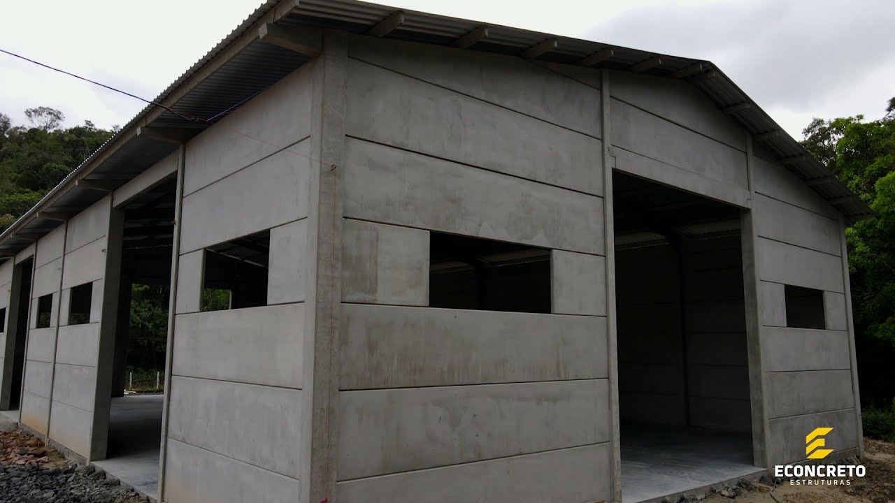 Galpão Pré-Fabricado Econcreto - Aurora/SC