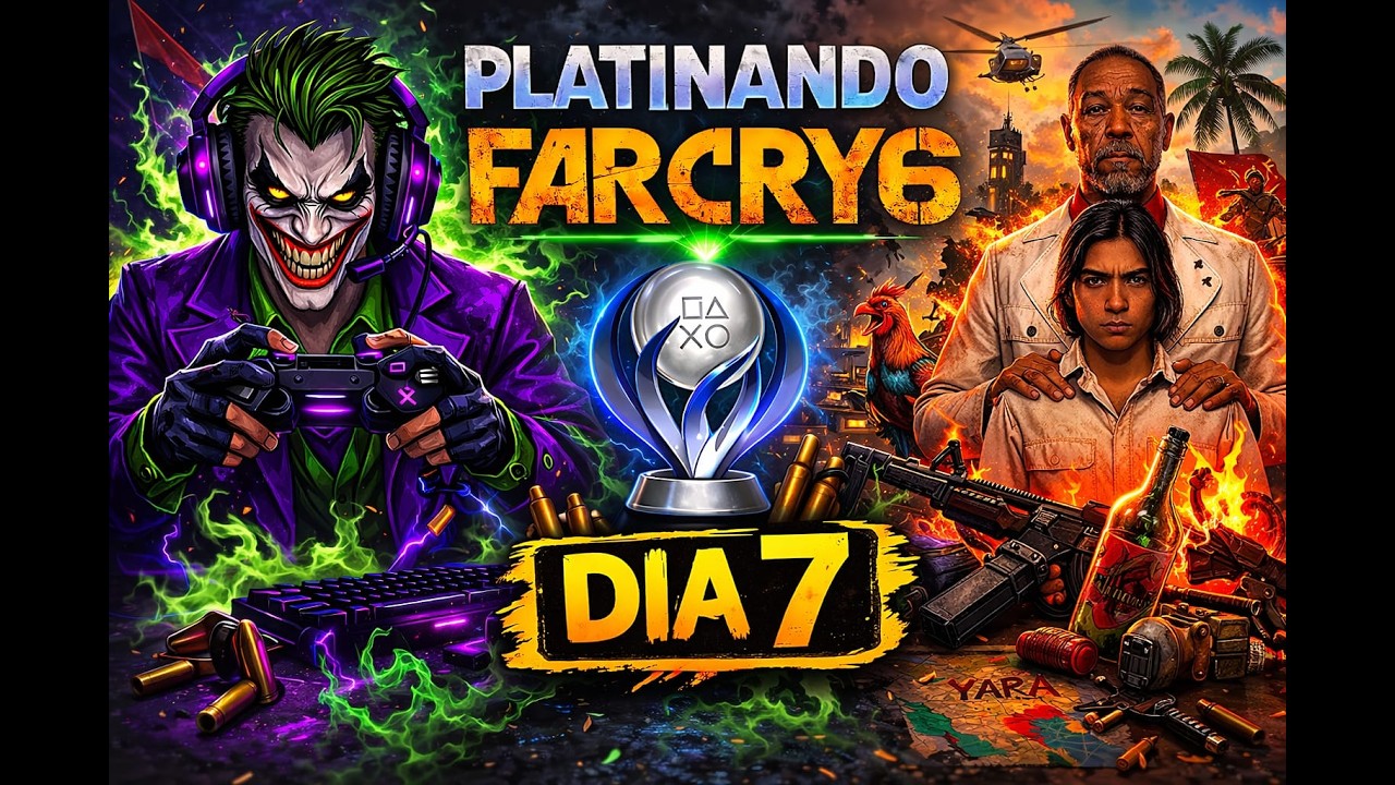 Live: Platinando Far Cry 6 - Dia 7 - FINAL