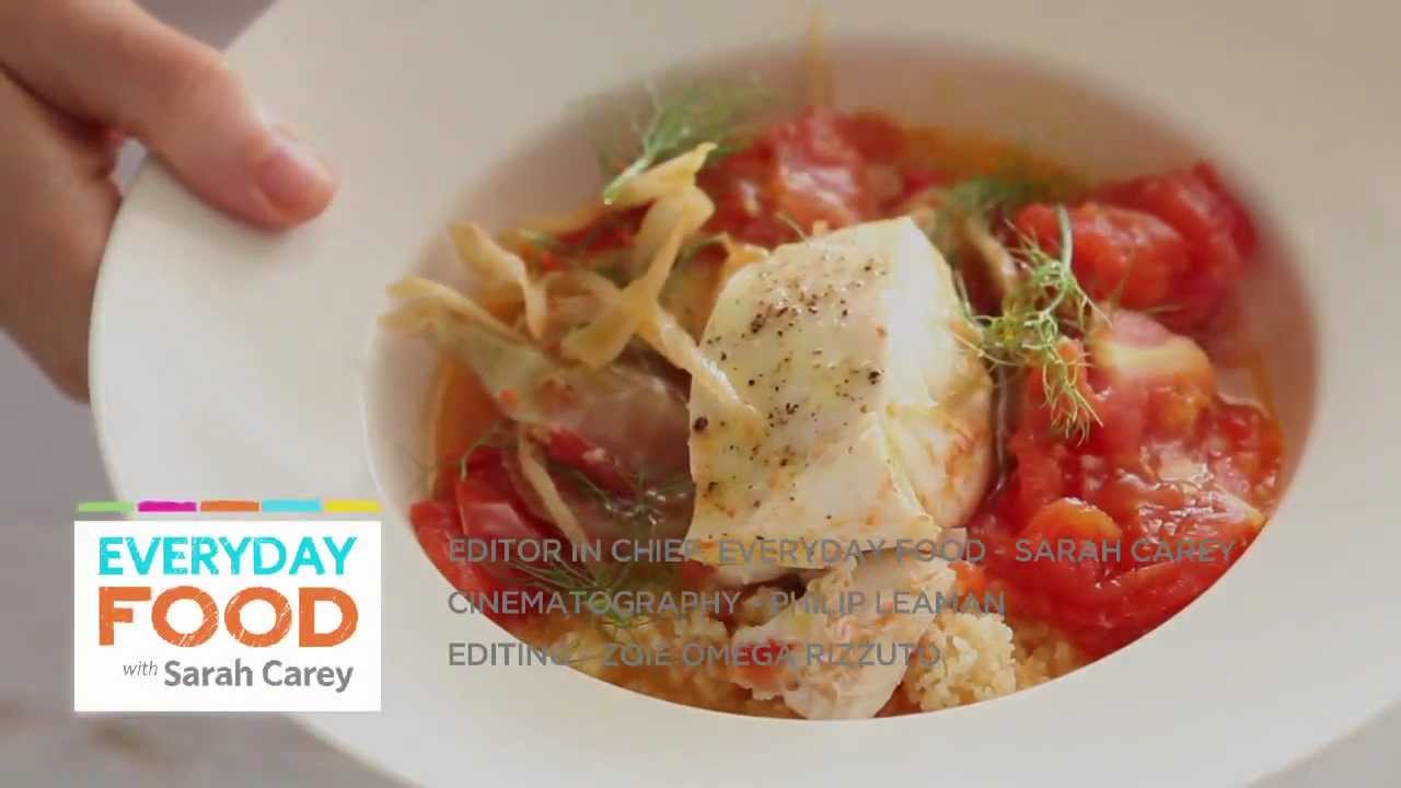 Halibut with Tomatoes and Fennel | Everyday Food with Sarah Carey