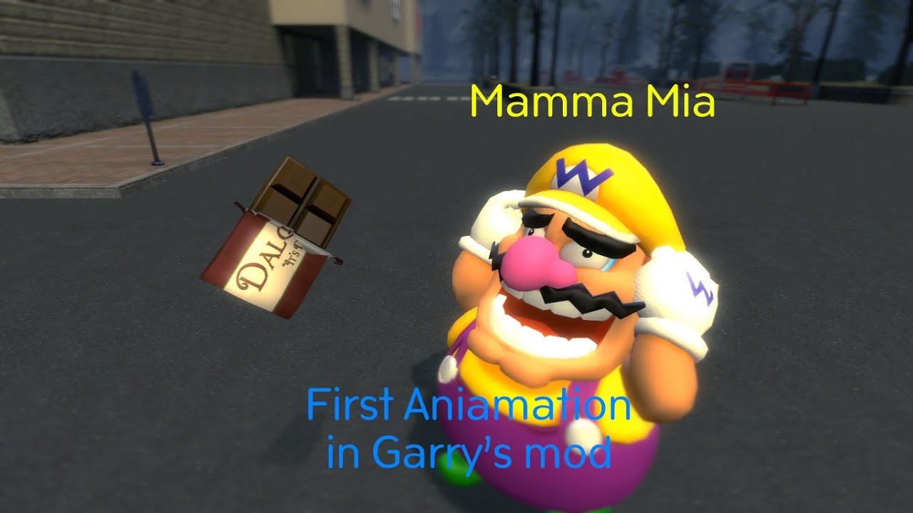 Gmod wario dies from a very expired chocolate bar