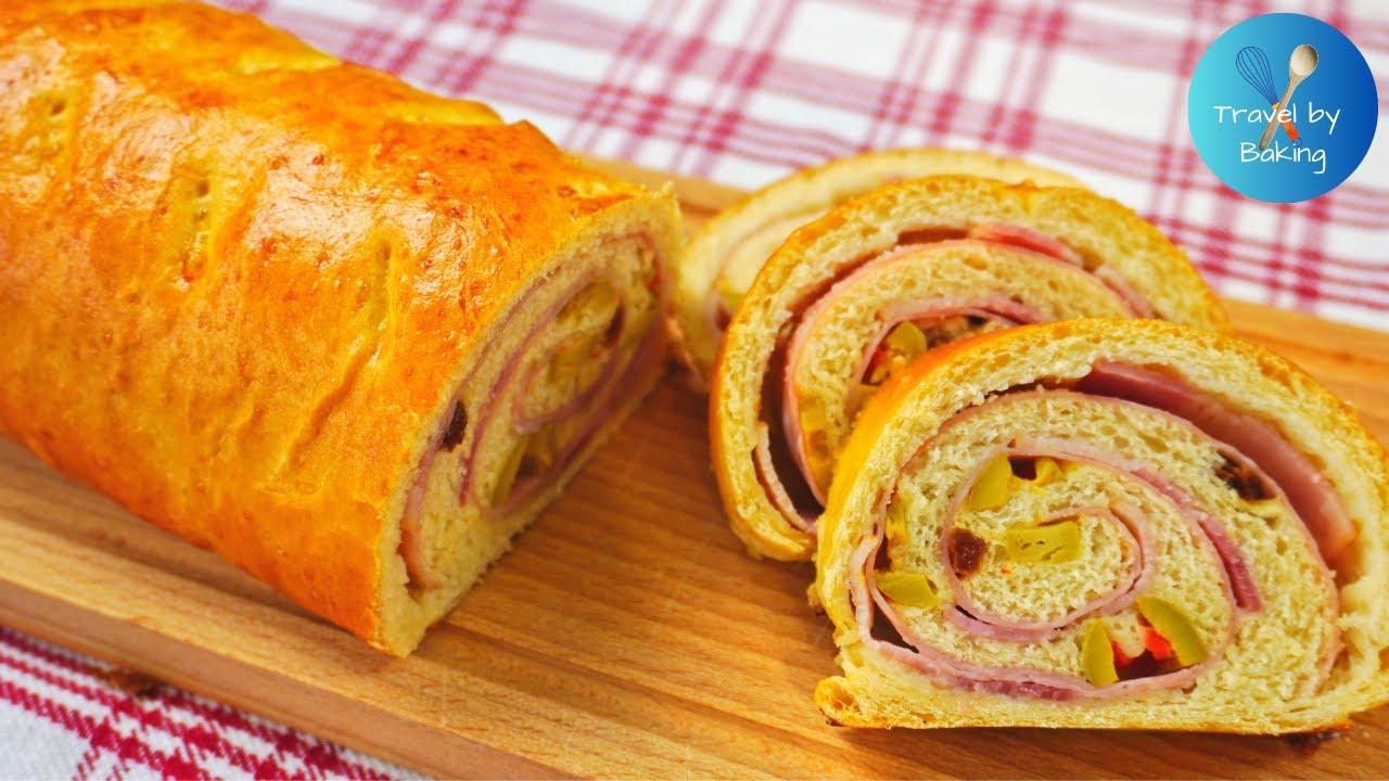 How to make Pan de jamon (Venezuelan Christmas ham bread)
