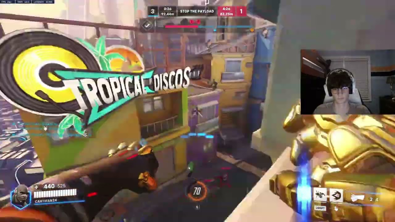 CARTIFAN TOP 500 DOOMFIST ON PARAISO -  OVERWATCH 2 SEASON 14 GAMEPLAY