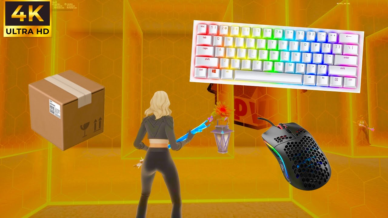 60FPS Player Dominates Box PVP 📦 + Razer Huntsman Mini Keyboard
