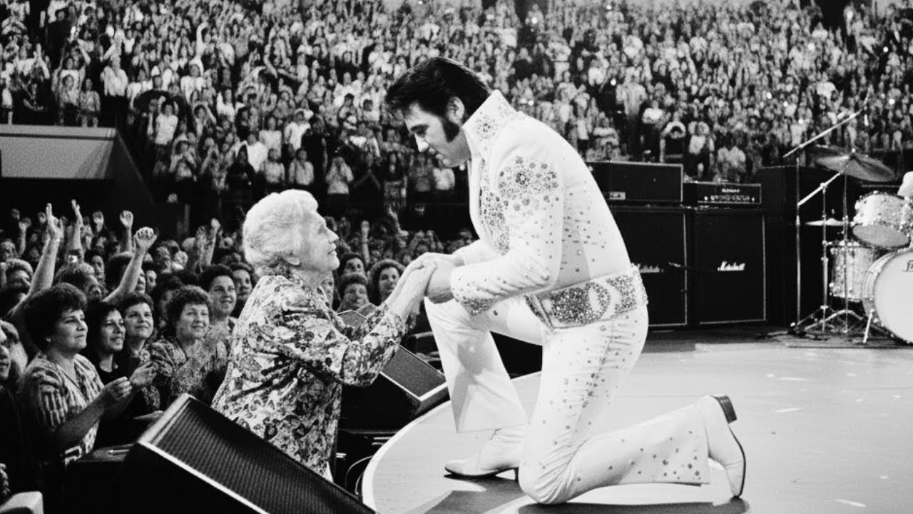 Elvis Asked 80-Year-Old Grandmother Simple Question on Stage — Her Answer Made 18,000 People CRY