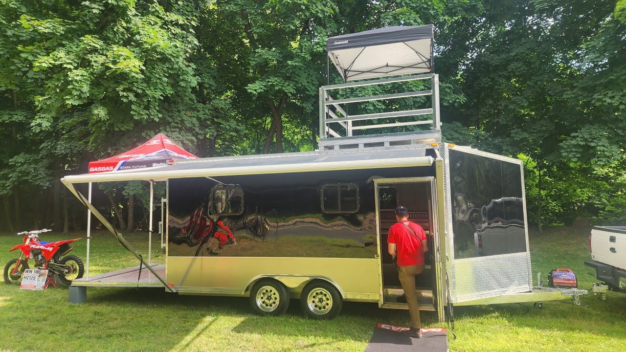 CUSTOM ALUMINUM CARGO PRO TOY HAULER  BY KAPLAN CYCLES