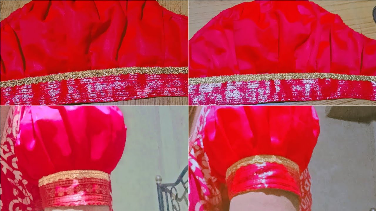 puff sleeve design cutting and stitching#sleeve design#Roshni fashion