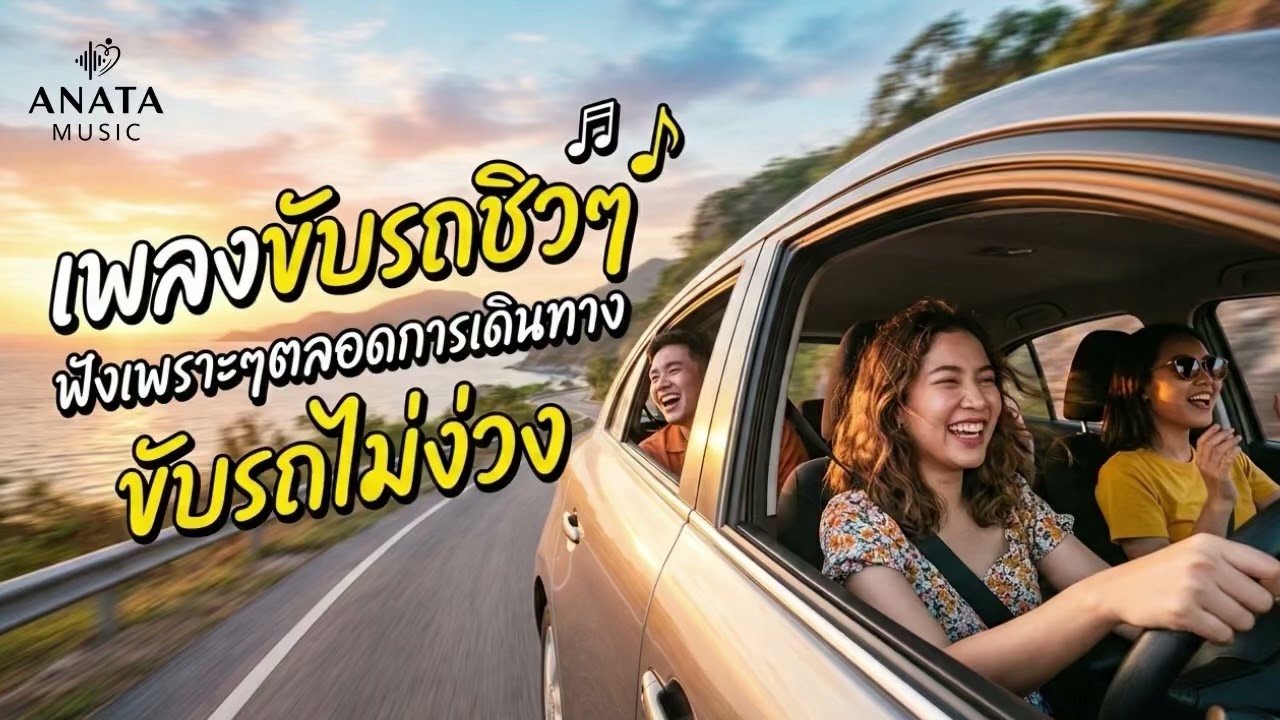 เพลงขับรถชิวๆ ฟังเพราะๆตลอดการเดินทาง (ขับรถไม่ง่วง) - [music longplay]