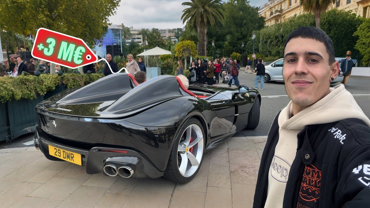 Carspotting: 100M€ en Coches por Mónaco ¡DÍA SUPER TOP! Bugatti, McLaren, Ferrari,...