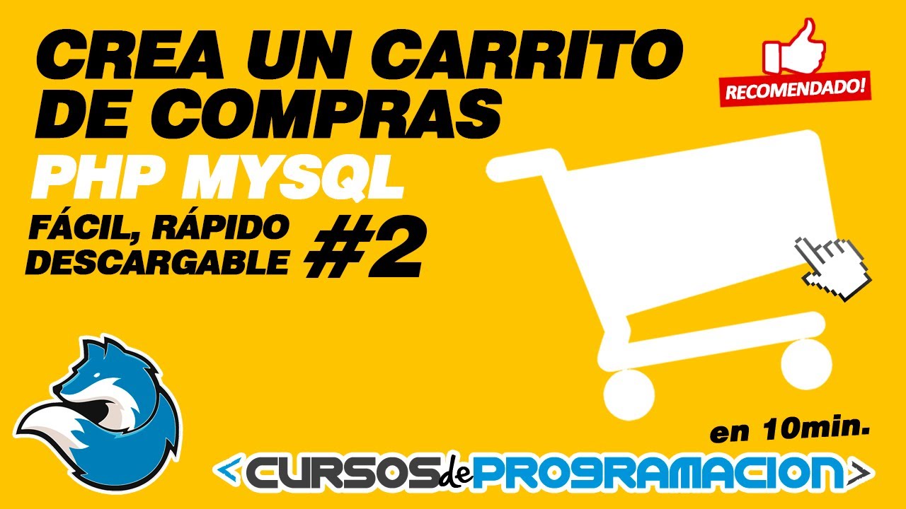 Como crear un CARRITO DE COMPRAS - Parte # 2