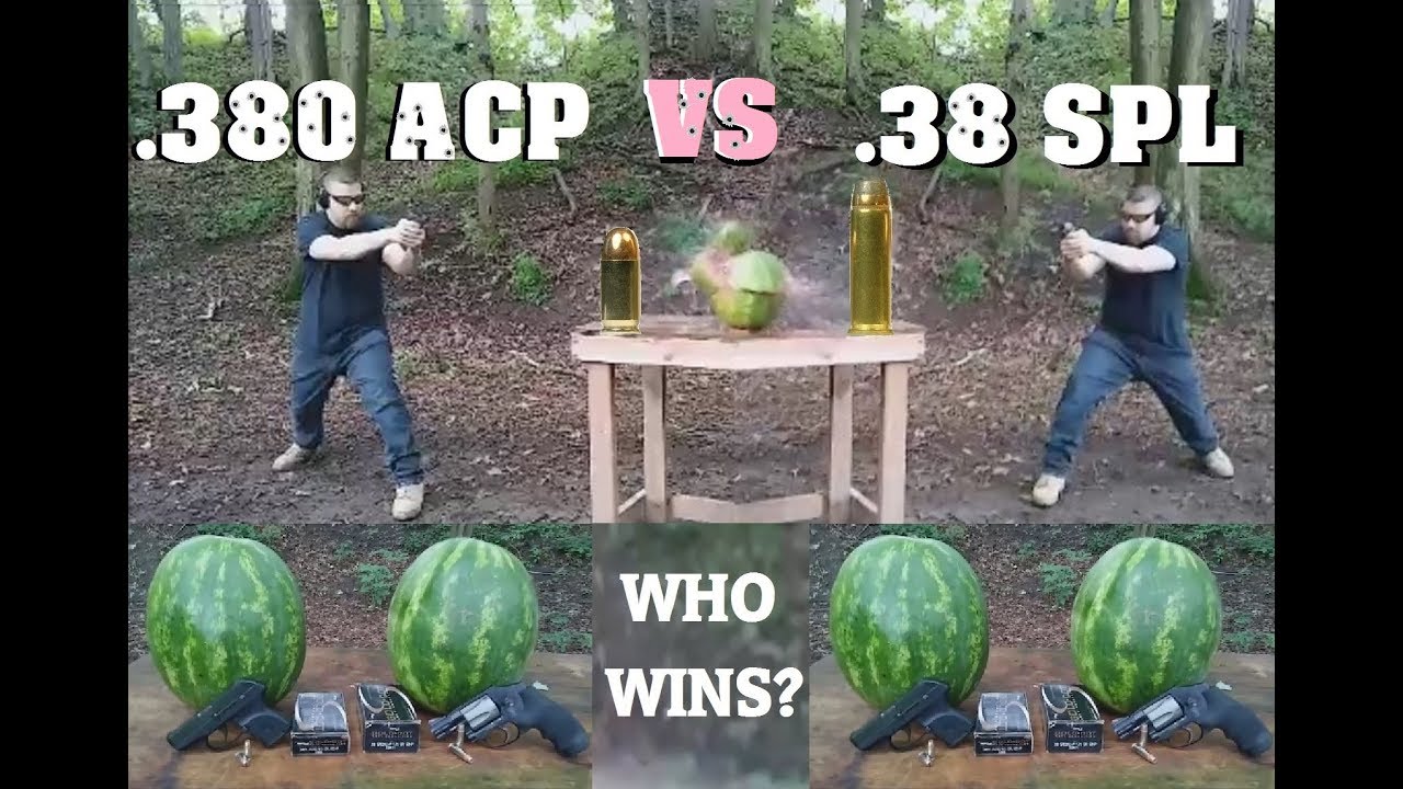 .380 Auto против .38 Special в Pocket Guns. Эпизод 24 — Тест на арбуз