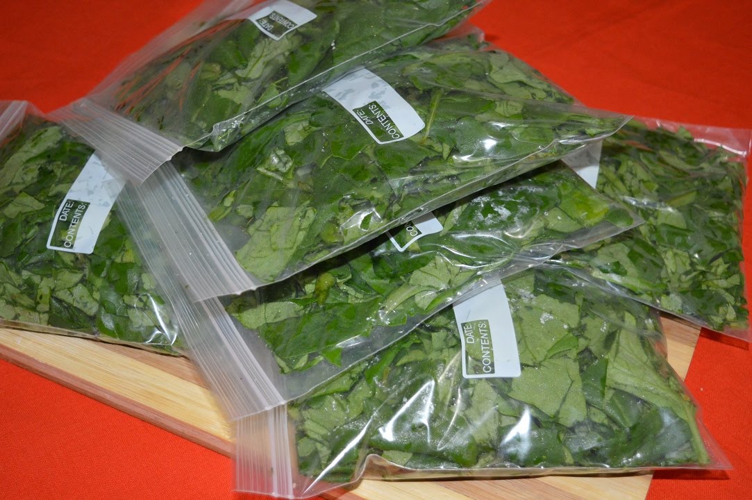 حفظ السبانخ بالطريقة الصحيحة /comment conserver les épinards frais/How to prepare spinach