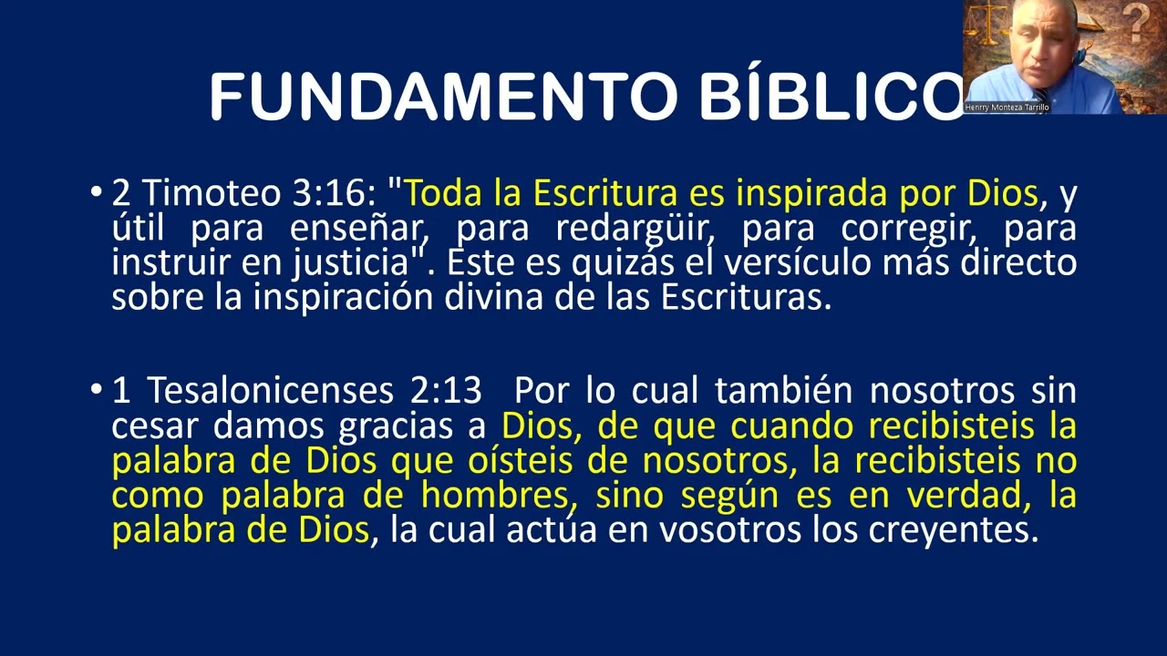 AUTORIA DEL CANON BIBLICO Pr. Monteza