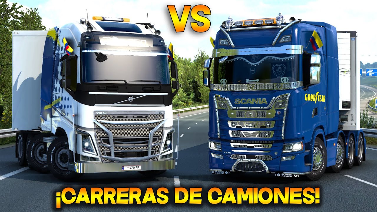 ¡DUELO DE TITANES! | SCANIA S VS VOLVO FH 16 | Euro Truck Simulator 2