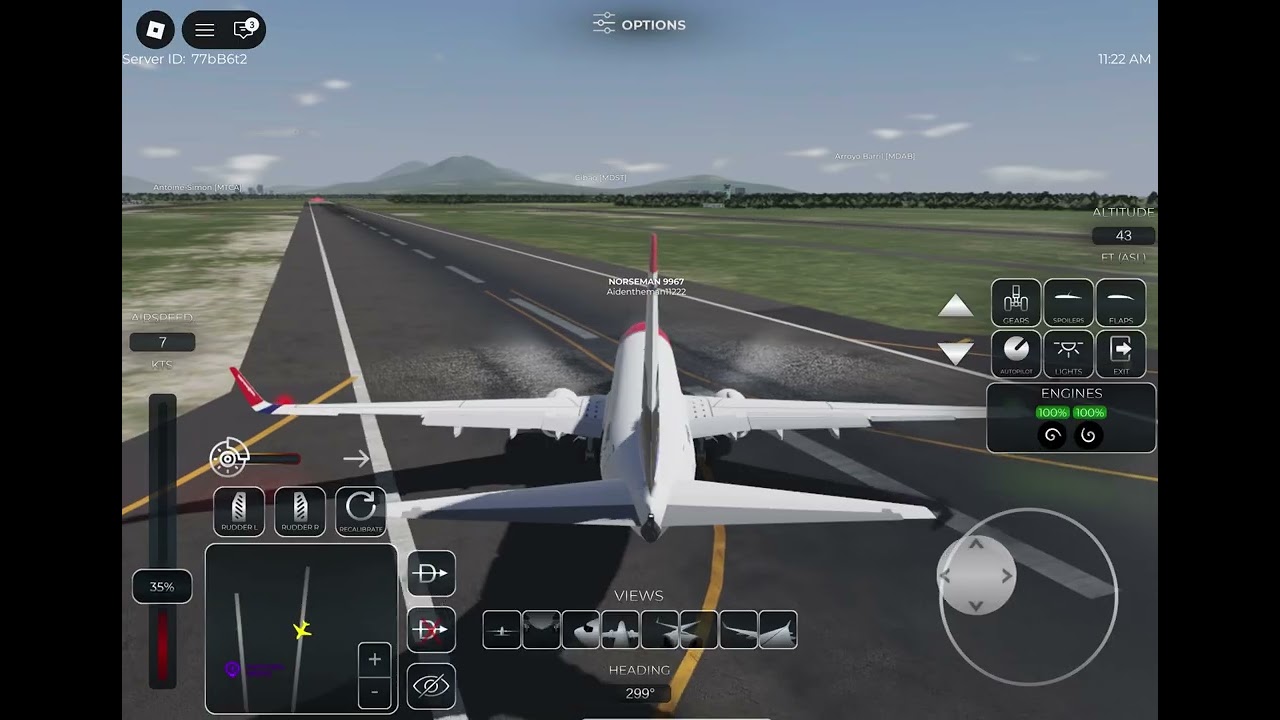 Project flight Boeing 737 Norwegian 