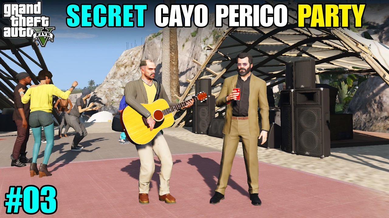 Michael Gets an Exclusive Invite to the Cayo Perico🌴 Party! 🎉 | GTA V Gameplay