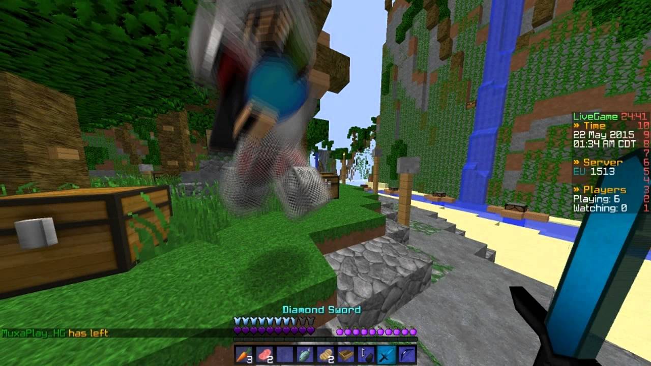 ماين كرافت سرفايفل قيم :  كيف تضرب من بعيد وبنقك مو كويس ؟! | Minecraft survival Games