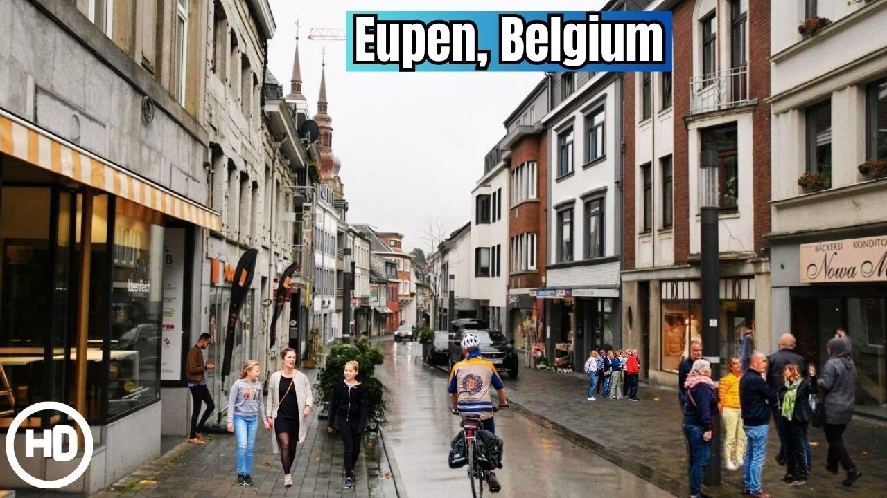 ❄️ Snowy Walk 2025: Exploring Eupen, Belgium | Winter Wonderland 4K