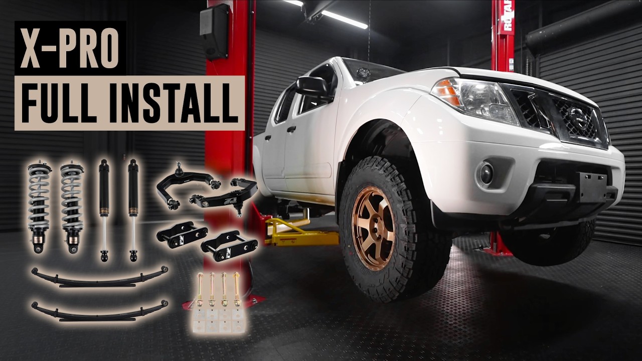 Nissan Frontier X-Pro Extended Travel Shock Set - Installation