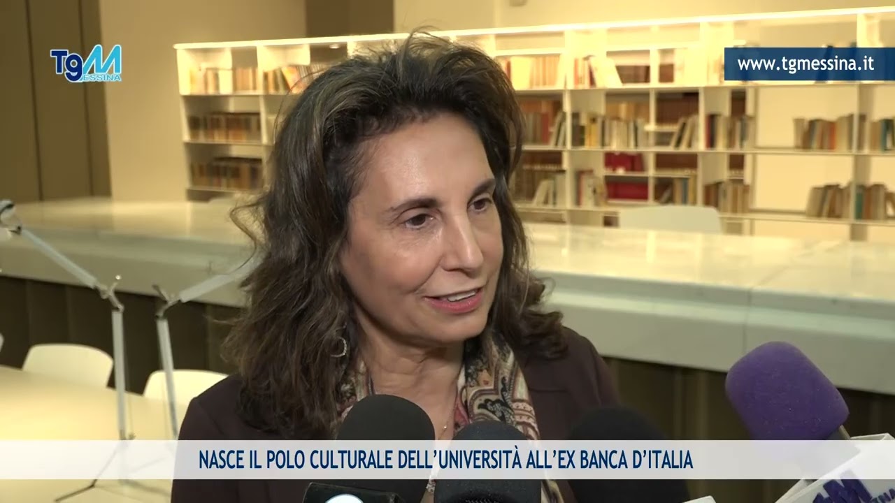 POLO CULTURALE DELL’UNIVERSITÀ ALL’EX BANCA D’ITALIA. LE PAROLE DELLA RETTRICE