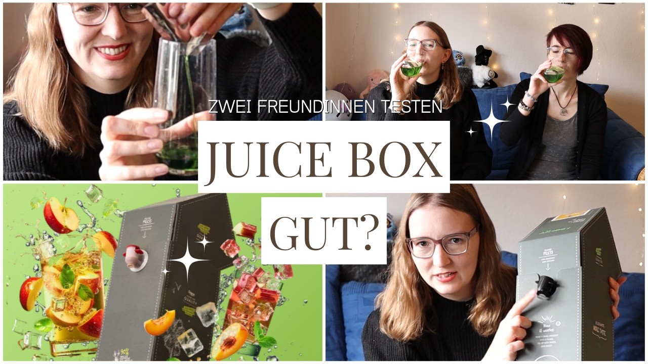 Zwei Freundinnen testen Juice Box ~ Ist es wirklich gut?