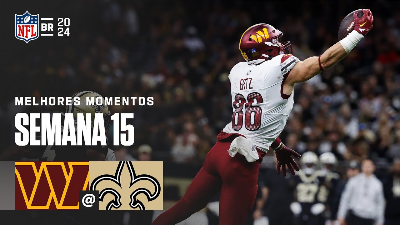 Washington Commanders vs. New Orleans Saints | Melhores Momentos | NFL 2024