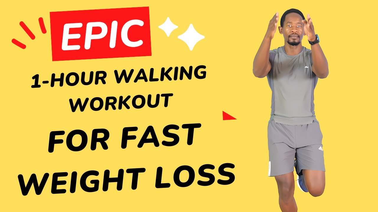 EPIC 1-Hour Walking Workout for Fast Weight Loss at Home
