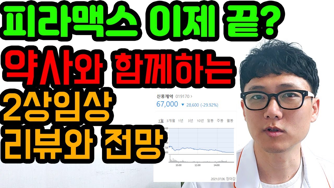 피라맥스 희망 있을까? 약사의 2상 임상결과 리뷰와 전망 예측