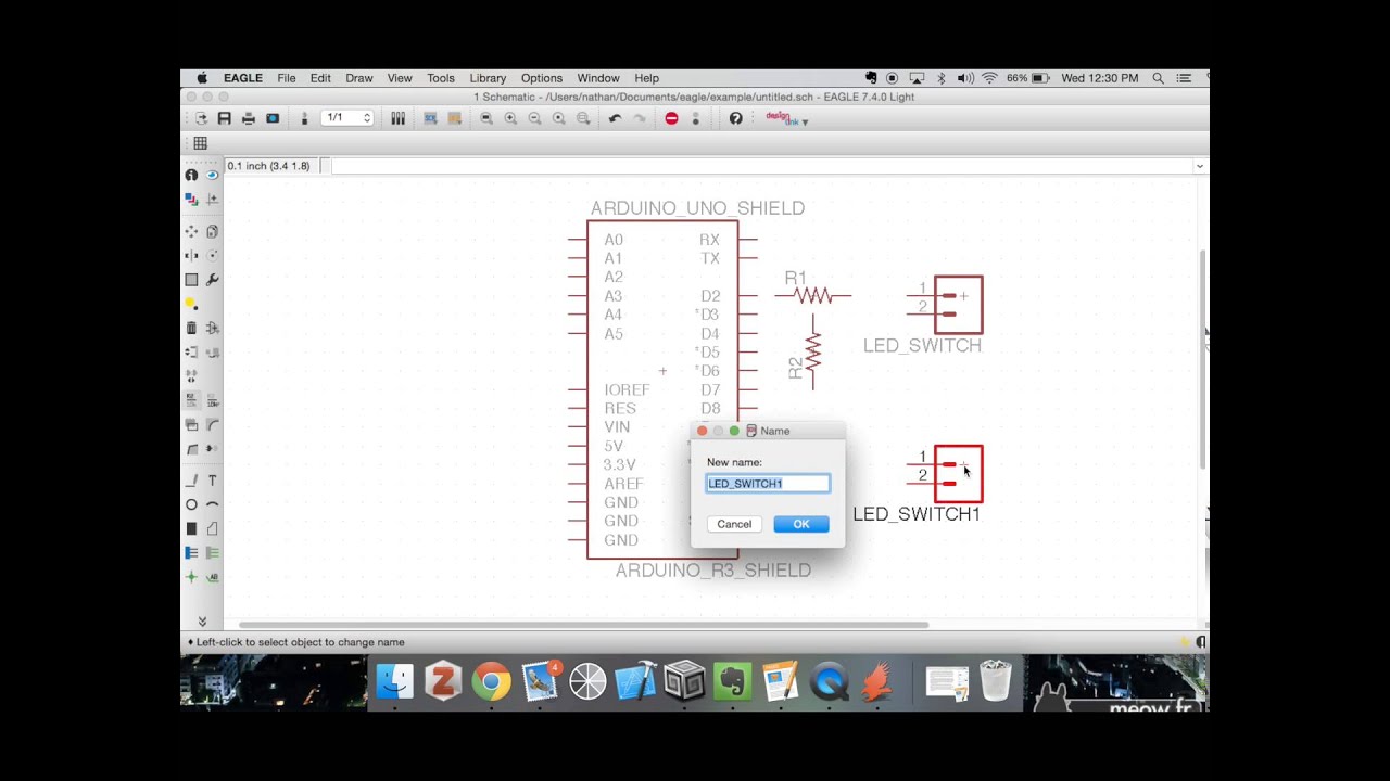 Eagle CAD Basic Workflow - part 1 - Schematic View  - tutorial