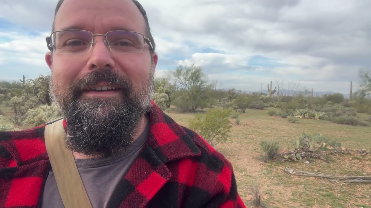 A windy day in the desert 