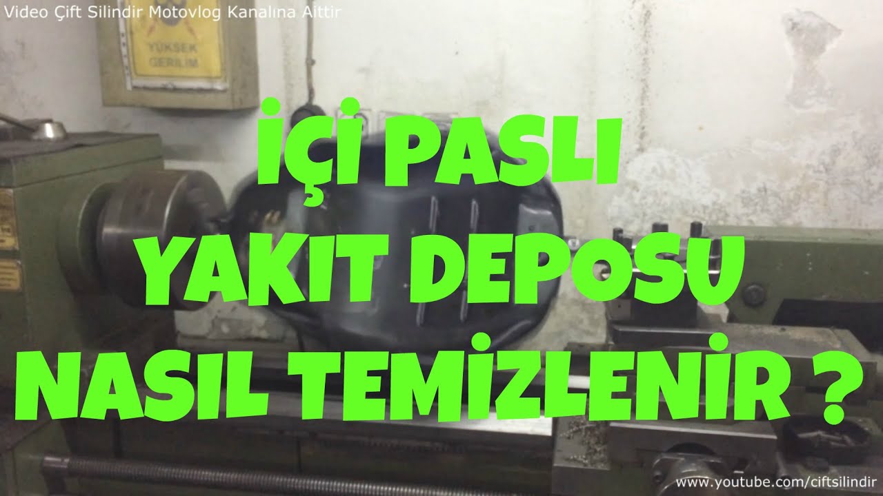 Atölye :İçi Paslanmış Yakıt Deposu Nasıl Temizlenir (900RR)