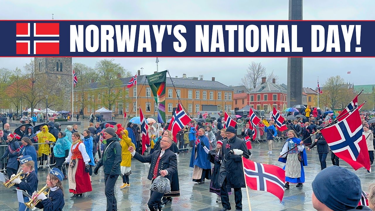 Highlights of Norway's National Day in Trondheim, Norway