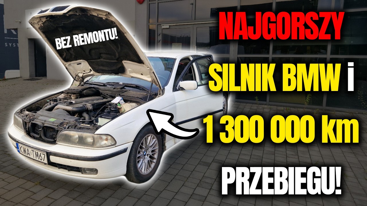 BMW 525 TDS BEZ REMONTU PRZEZ CAŁE ŻYCIE i 1 300 000 km!