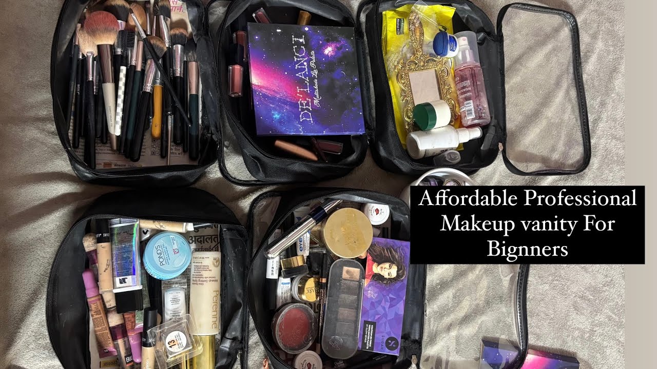 Affordable Professional Makeup Vanity For Beginners ✅ | Under Rs1000 | All Skin Type Products 👍🏻😍
