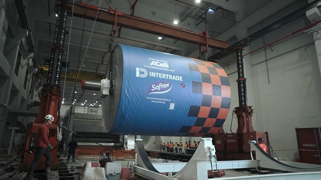 A.Celli iDEAL&reg; forged YD Yankee Dryer - transport and installation