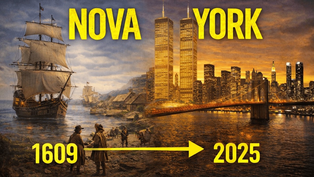 A História Completa de Nova York em 10 minutos
