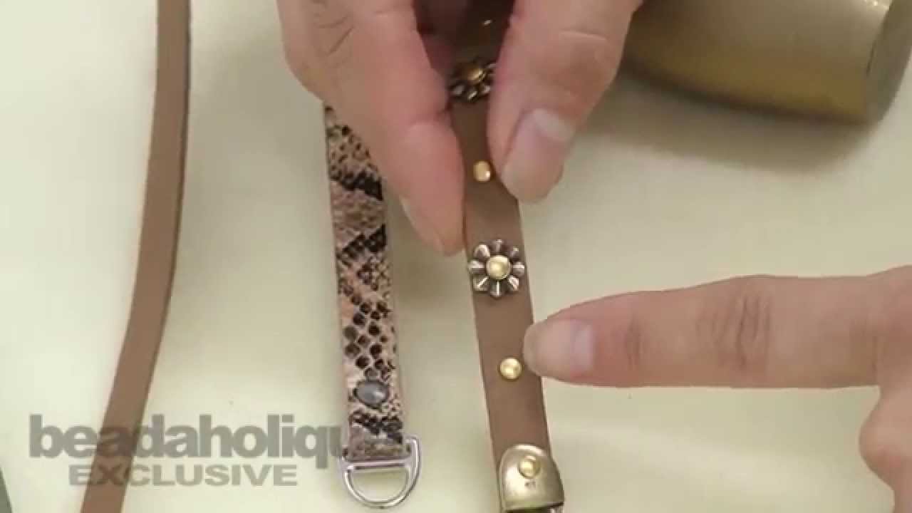 How to Use TierraCast Compression Rivets With Leather & Alternative Cords by TierraCast