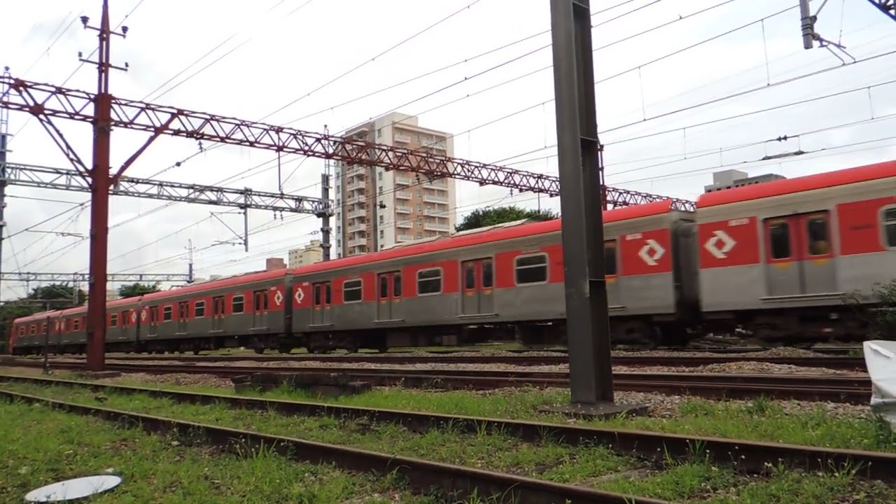 SÉRIE 8500 CPTM H620 OPERANDO NA LINHA 7 RUBI PELA  TIC TRENS 