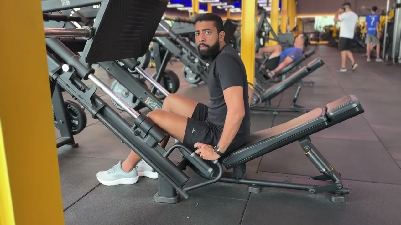 Panturrilha Unilateral no Leg 45°