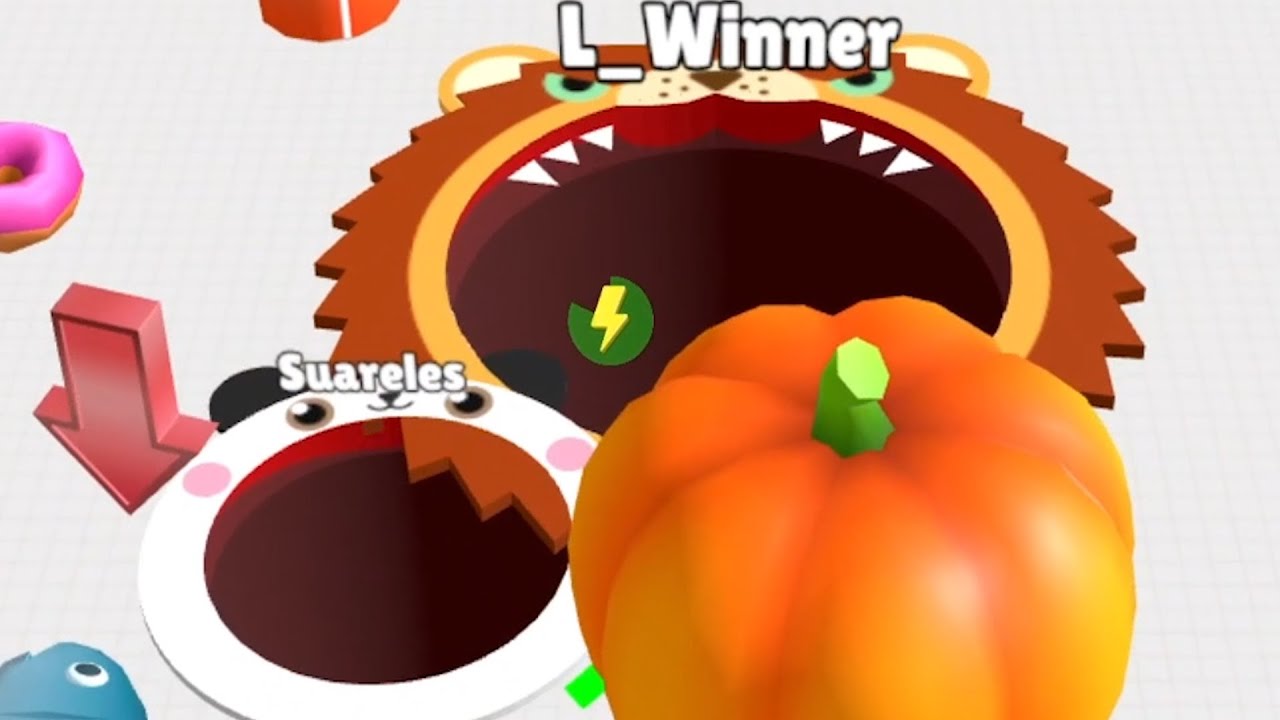 Hole.io 2 [Holey.io] Battle Royale Map Control: 100.00%