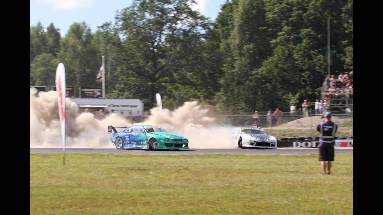 Drift Allstars på Mantorp Park 2014