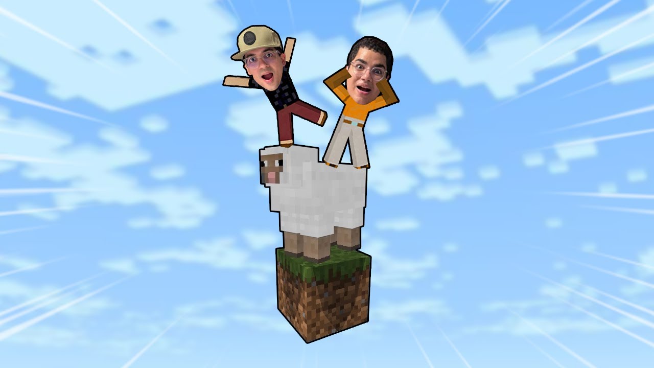 SOBREVIVENDO NUMA OVELHA NO MEIO DO NADA NO MINECRAFT! (impossível?)