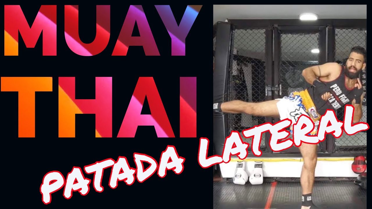 Como hacer la PATADA LATERAL en muay thai 🏆 Técnicas de pateo para muay thai 🥊  Muay Thai básico